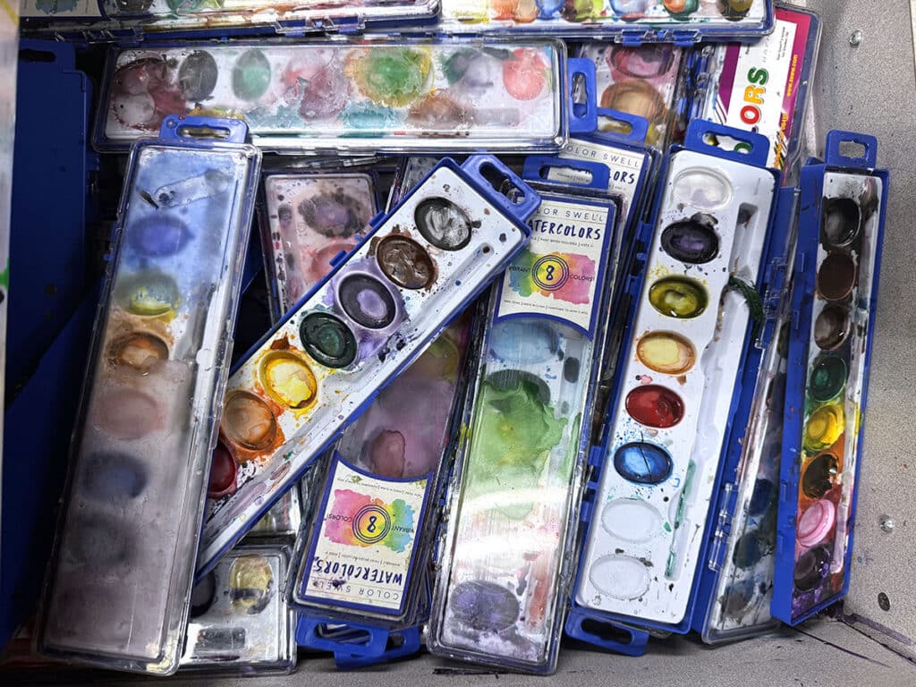 pan watercolor palettes