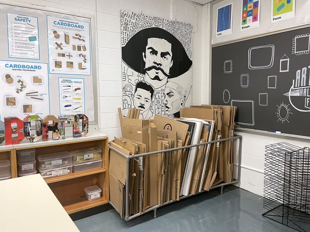 cardboard pvc storage