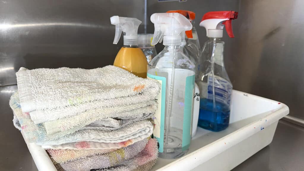 cleaning supplies