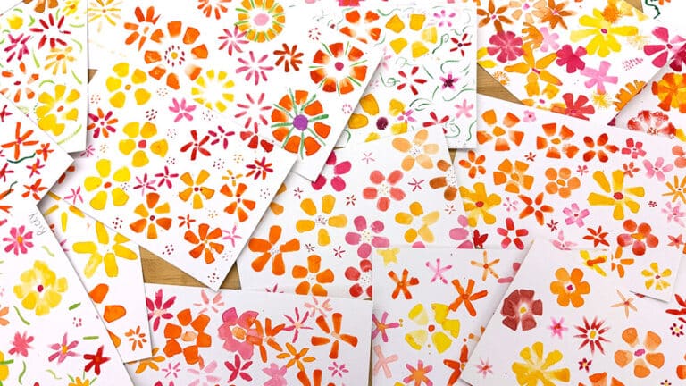 watercolor flowers
