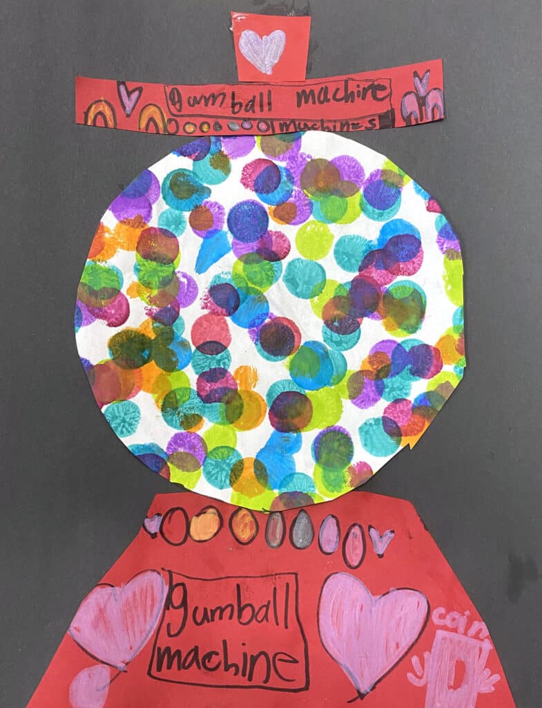 gumball machine drawing