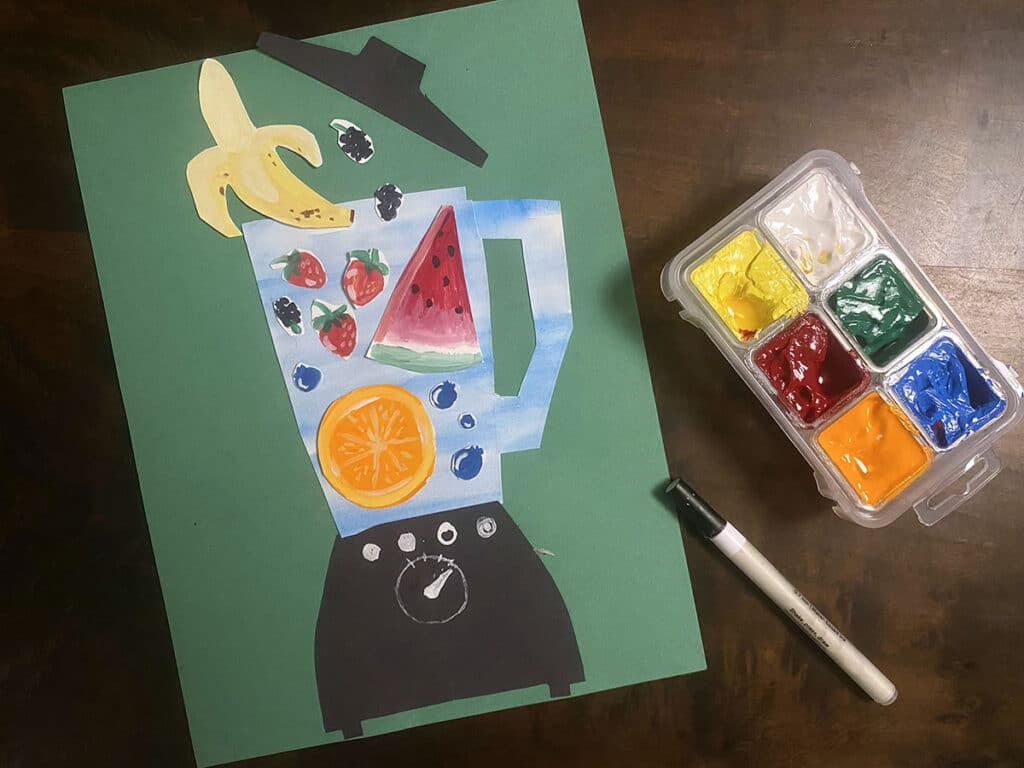 blender smoothie artwork
