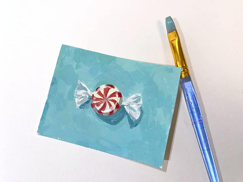 peppermint painting