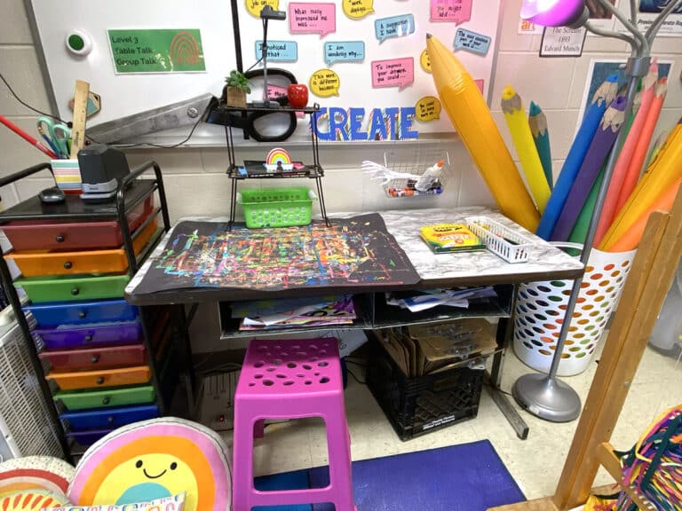 create sign over individual studio space