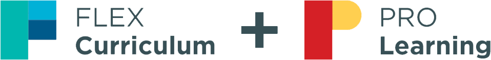 FLEX Curriculum + PRO Learning = Curriculum Suite Logo