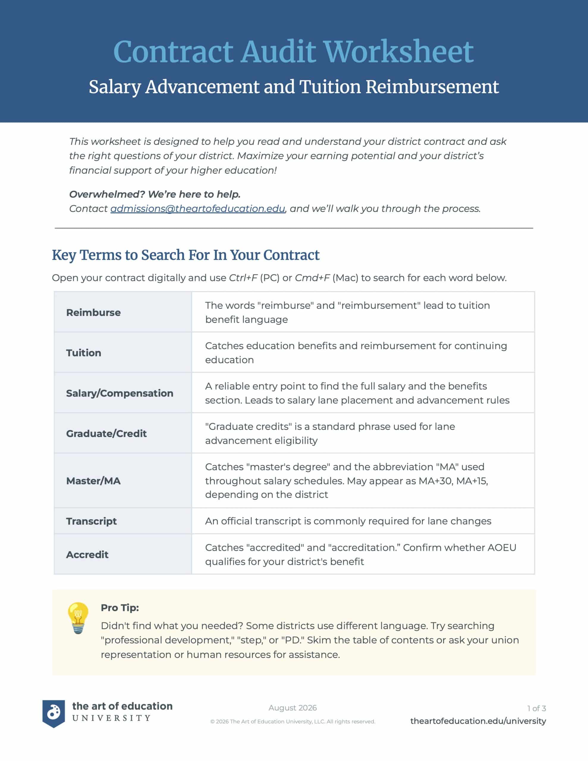 AOEU Contract Audit Worksheet_Editable
