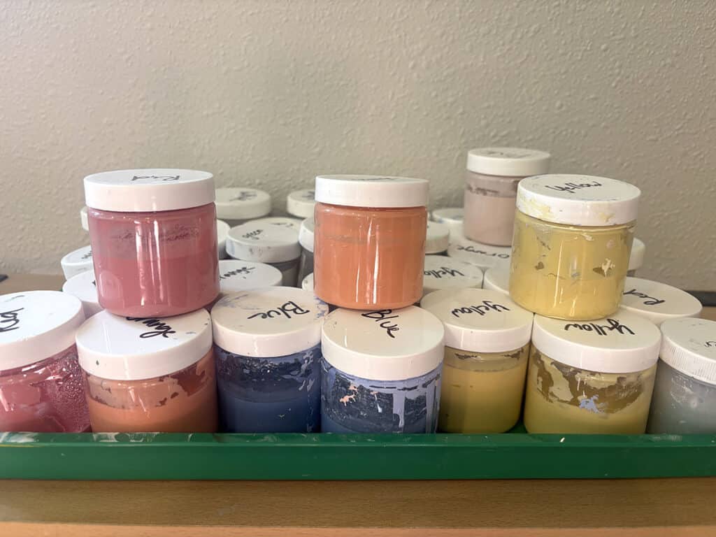 glaze containers