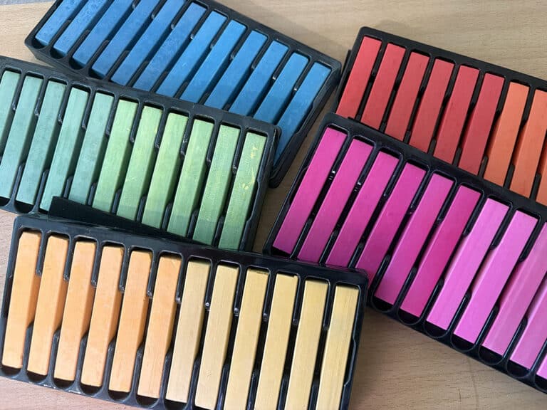chalk pastels by color