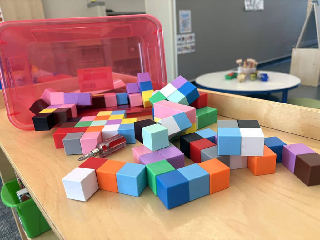 small blocks with a screwdriver